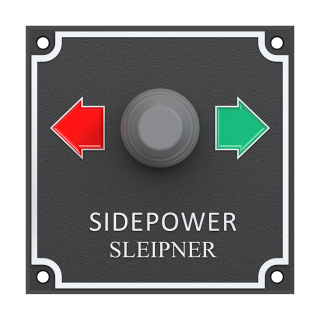 Control panel for older Side-Power bow thrusters, joystick