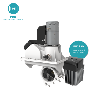 Product image of sleipner Retractable Thruster srvp130 with variable speed control