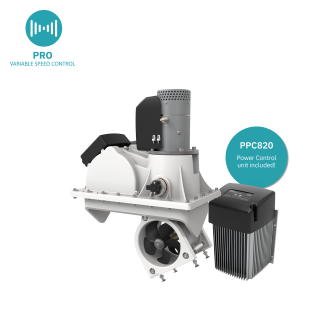 Product image of sleipner pro Retractable thruster with variable speed control