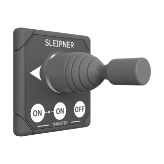 Product image of joystick thruster control panel, rectangular grey design