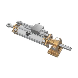Hydraulic cylinder 8032 x 305, ø25mm. By-pass, pressure relief 75bar