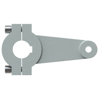Rudder tiller arm shaft Ø60mm bolt Ø16mm, single