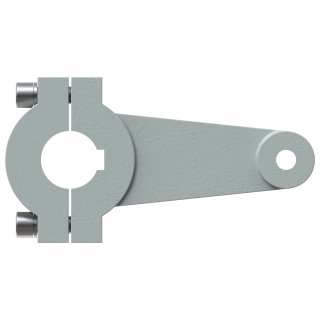 Rudder tiller arm shaft Ø45mm bolt Ø14mm, single