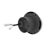 Product image of boat switch thruster control panel, round grey design installation