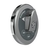 Product image of boat switch thruster control panel, round grey design 2