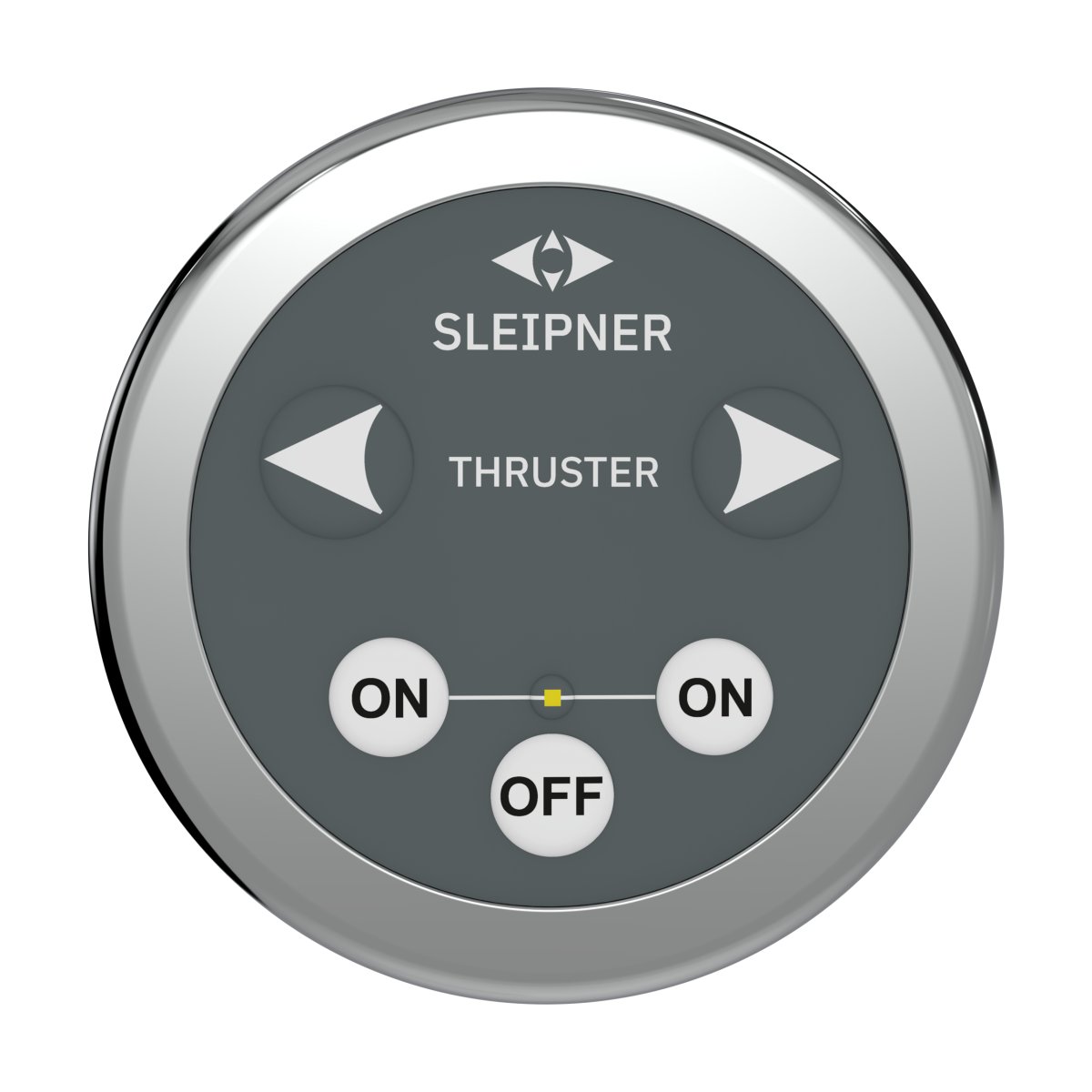 Control panel for bow thruster, round design, touch - Sleipner Group