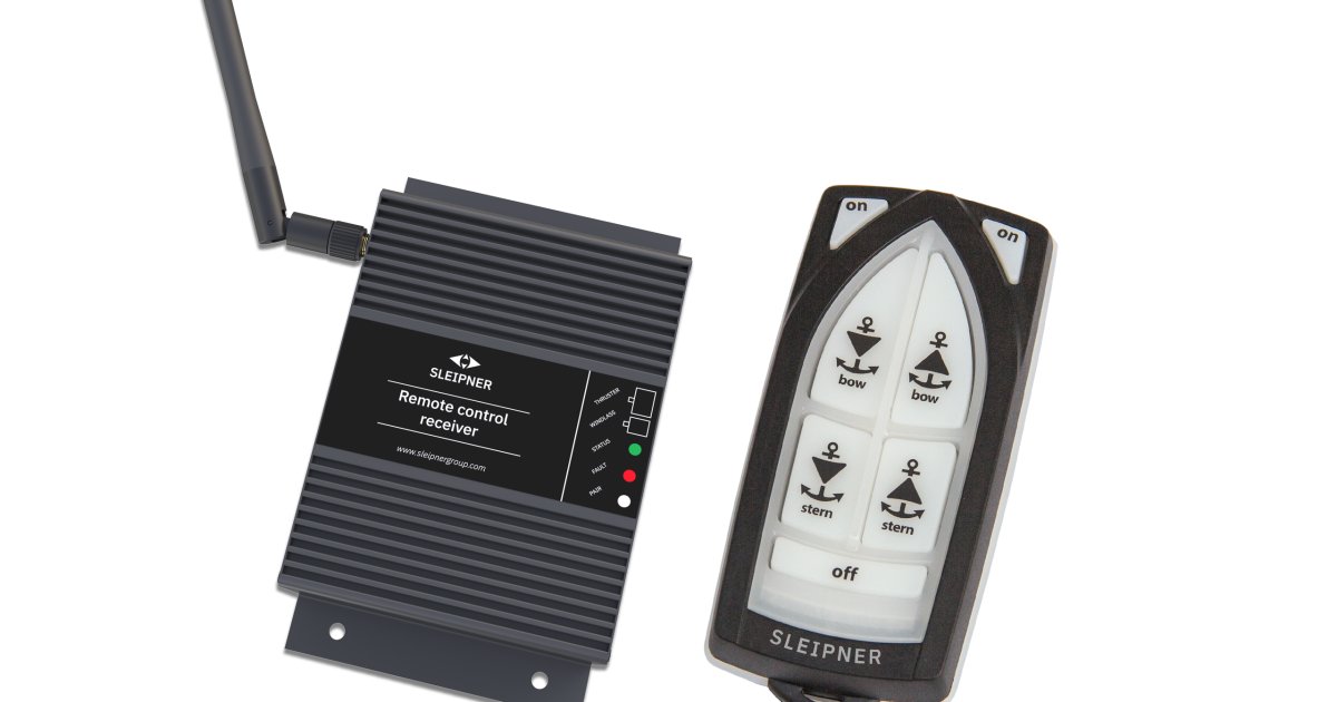 Remote control kit for dual windlass, 12/24V, EU