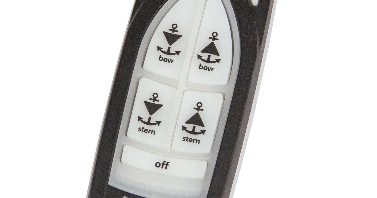 Remote control transmitter for dual windlass, US/CAN
