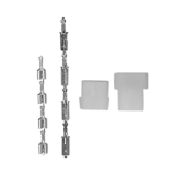 Connector set for 4 lead control cables