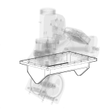Mould in frame for Ø300mm retract thrusters