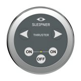 Product image of touch control thruster panel, round grey design