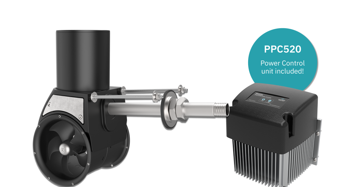 SXP35 PRO External stern thruster 12V w/controller unit - Sleipner