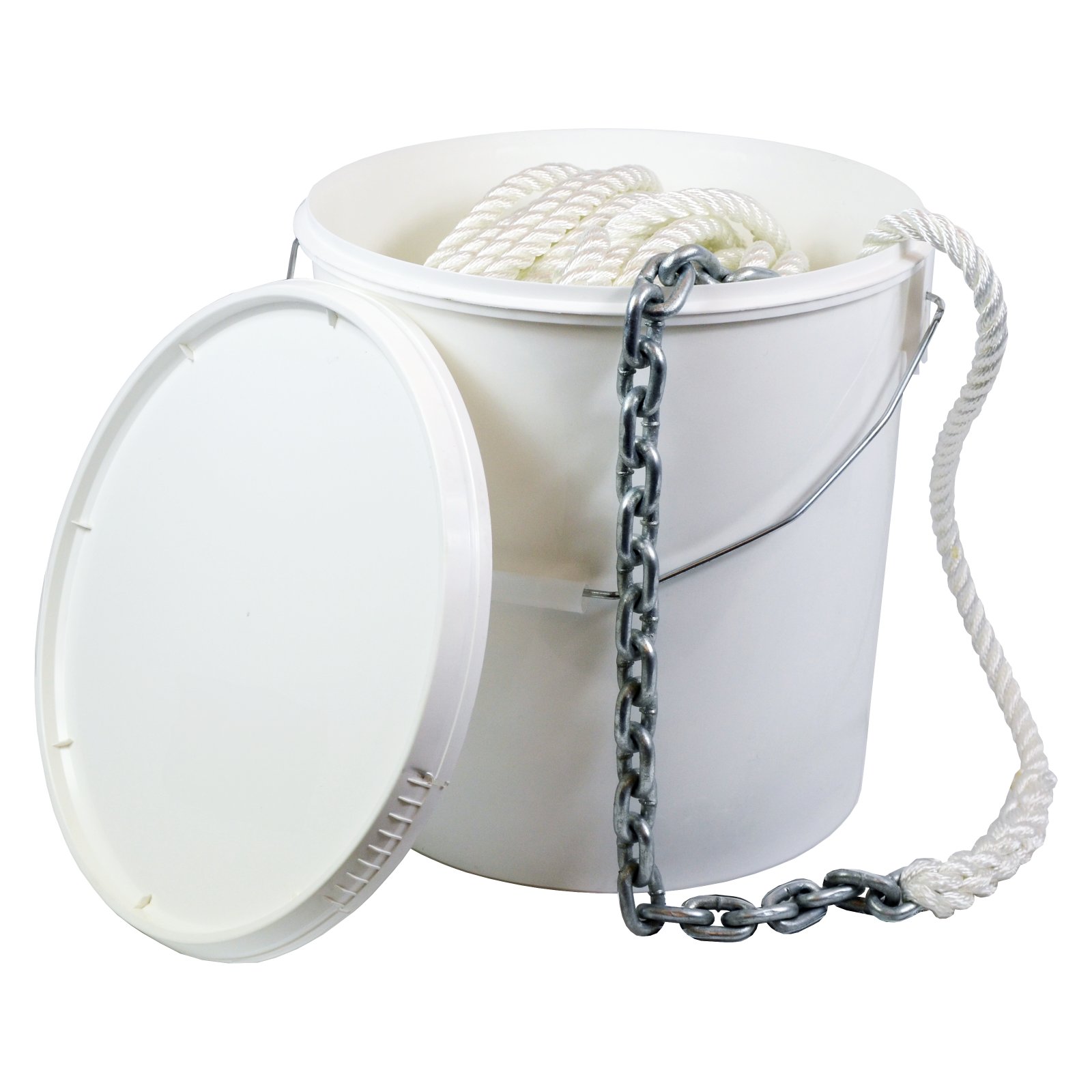 10m chain with 30m 3-stranded 12mm rope - Sleipner Group