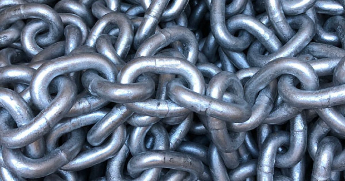 Chain for windlass, 6,5mm, 50m