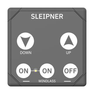 Control panel for windlass, touch