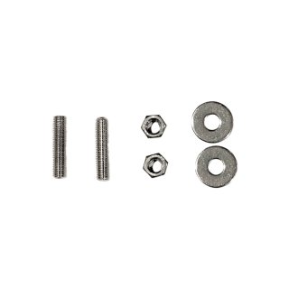 Bolt kit for through-hull windlass rope roller