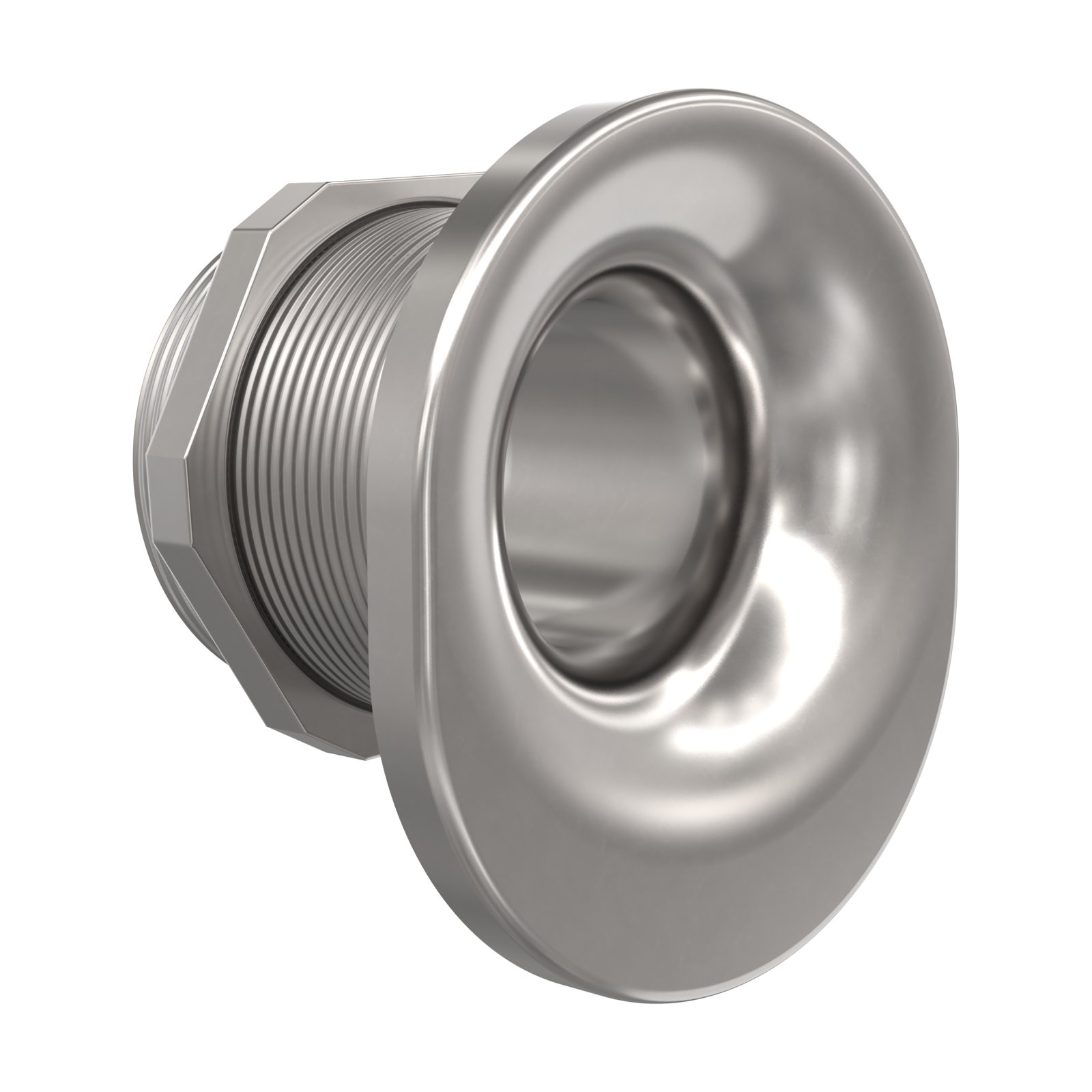Thru-hull anchor line guide w/nut - Sleipner Group